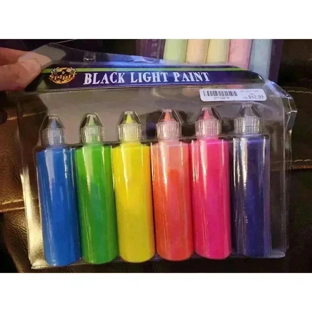 Black light paint and chalk